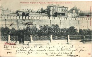1899 Moscow, Moskau; Palais Poteschnoi au Kremlin / palace (ázott sarok / wet corner)