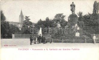 Piacenza, Monumento a. G. Garibaldi nel Giardino Pubblico / monument, park