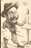 Peintre political propaganda, satire s: Orens