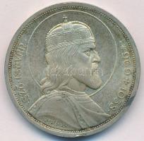 1938. 5P Ag "Szent István" T:2 ph., patina Adamo P8.1