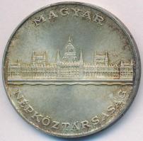 1956. 25Ft Ag "10 éves a forint / Parlament" T:2 patina