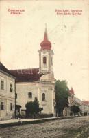 1907 Beszterce, Bistritz, Bistrita; Római katolikus templom. Kiadja Botschar / Catholic church (r)