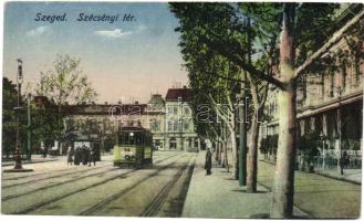 Szeged, Széchenyi tér, villamos (EK)