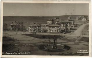 1930 Ankara, Angora; Vue de Yeni-Chéhir / fountain, new city, photo (kis szakadás / small tear)