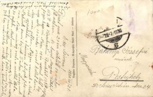 1930 Ankara, Angora; Vue de Yeni-Chéhir / fountain, new city, photo (kis szakadás / small tear)