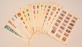 378 db szovjet gyufacímke 20 db kartonlapon(metróról, városképekkel)