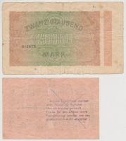 Németország / Weimari Köztársaság 1923. 20.000M + 5.000.000M + Német 3. Birodalom 1937. 1M + NDK 194...