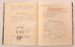 cca 1914-1945 Vegyes osztrák illetve német katonai anyag: katonai szabályzatok (6 db), kézzel írt te...