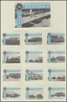 211 db magyar közepes és 4 db nagyméretű gyufacímke 12 db kartonlapon(díszszemle, ki mit gyűjt, bizt...