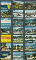 221 db NSZK gyufacímke 11 db kartonlapon(városképek: Berlin, stb.)