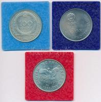 1983. 100Ft alpakka "Czóbel Béla" + 100Ft alpakka "Simon Bolivár" + 100Ft alpakk...