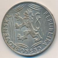 Csehszlovákia 1948. 100K Ag "Függetlenség" T:2 Czechoslovakia 1948. 100 Korun Ag "Ind...