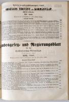 1852 Erdélyi koronaországot illető Országos Törvény és Kormánylap, 1852-dik évfolyam II., V.-XII., X...
