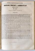 1852 Erdélyi koronaországot illető Országos Törvény és Kormánylap, 1852-dik évfolyam II., V.-XII., X...