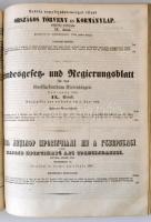 1852 Erdélyi koronaországot illető Országos Törvény és Kormánylap, 1852-dik évfolyam II., V.-XII., X...