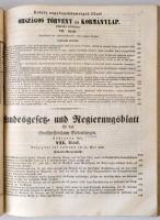 1852 Erdélyi koronaországot illető Országos Törvény és Kormánylap, 1852-dik évfolyam II., V.-XII., X...