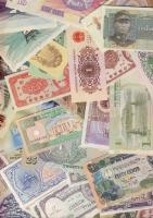 Bankjegy tétel, 107 ország 334db, csak különböző bankjegyek. Gyűjtőknek és viszonteladóknak egyaránt...