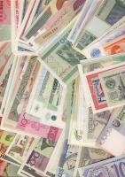 Bankjegy tétel, 107 ország 334db, csak különböző bankjegyek. Gyűjtőknek és viszonteladóknak egyaránt...