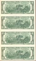 USA 2003. 1$ 4-es függőleges ívben (2klf) + 2$ 4-es függőleges ívben (2klf) T:I