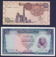 Egyiptom 1940-es évektól 12db klf bankjegy T:I