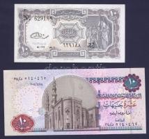 Egyiptom 1940-es évektól 12db klf bankjegy T:I