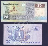 Egyiptom 1940-es évektól 12db klf bankjegy T:I