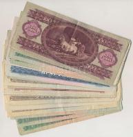 30db-os vegyes magyar forint bankjegy tétel T:III,III-