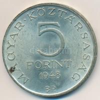 1948. 5Ft Ag "Petőfi" T:2