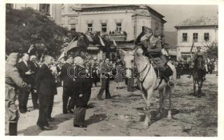 1940 Nagybánya, Baia Mare; bevonulás / entry of the Hungarian troops, So. Stpl