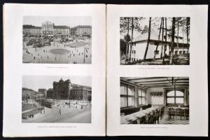 cca 1945-1950 Budapest, Új létesítmények a Széll Kálmán téren, a Baross téren, a Királyerdőben, hely...