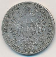 Ausztria 1878. 1Fl Ag "Ferenc József" T:2- Austria 1878. 1 Florin Ag "Franz Joseph&qu...