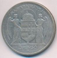 1930. 5P Ag "Horthy jobbra" T:2- 
Adamo P8