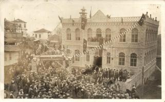 1942 Kahramanmaras, Belediye / town hall, march, photo (EB)