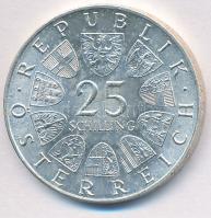 Ausztria 1966. 25Sch Ag "Ferdinand Raimund" T:2 Austria 1966. 25 Schilling Ag "Ferdin...