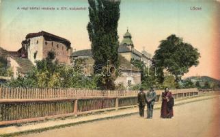 Lőcse, Levoca; Régi körfal részlete a XIV. századból / castle walls