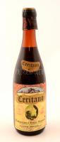 1971 Ceritano vörösbor, 0,75 l, sérült címkével és zárcímkével, bontatlan