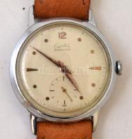 Creatin Benos mechanikus svájci karóra, másodperc mutatóval, soroszatszámmal (913 9), bőr szíjjal, m...