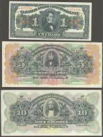 Costa Rica 1903-17. 1C,5C,10C T:I