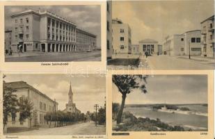 Dunaújváros, Dunapentele, Sztálinváros; 4 db képeslap / 4 postcards