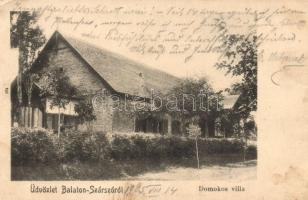 Balatonszárszó, Domokos villa (EK)