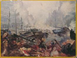 3 db képeslap; két régi Budapest és egy modern; 1956-os forradalom 30. évfordulójára emléklap  / 3 p...