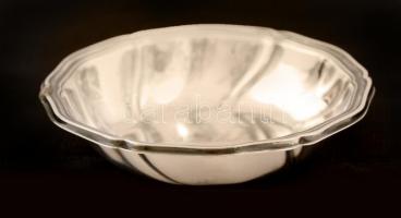 Ezüst tálka, "Reitklub 1902-1927" felirattal, nettó:24,7gr., jelzett, javított,   d:8cm /S...