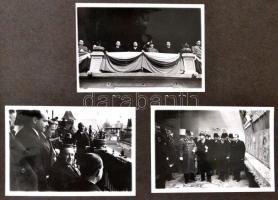 cca 1941-1942 A bolgár miniszteri delegáció (?) látogatása Budapesten, a személyek nagy része azonos...