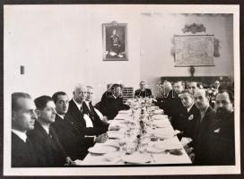 cca 1941-1942 A bolgár miniszteri delegáció (?) látogatása Budapesten, a személyek nagy része azonos...