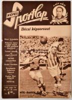 1948 A Képes Sportlap III. évfolyamának 21. száma, címlapon a MTK-Ausztria meccs egy jelenetével, 15p