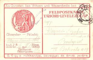 Cs. és Kir. 6. gyalogezred rokkantjai, özvegyei és árvái javára / 1915 K.u.K. Infantry Regiment 6. / K.u.K. military field postcard (EK)
