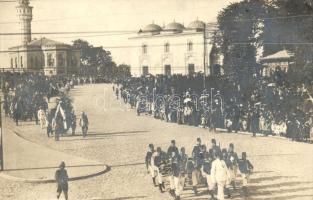 Abbas II Ottoman viceroy of Egypt, birthday parade march, photo