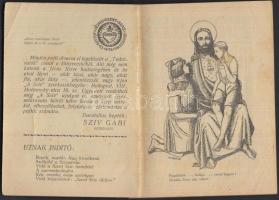 1921-45 Szívgárdisták naptára+ Pápuai Szent Antal Árvaház naptára