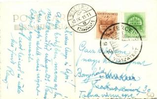 1940 Beszterce, Bistritz, Bistrita; Híd / bridge, 'Beszterce visszatért' So. Stpl., photo ...