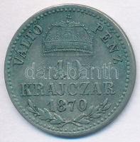 1870KB 10kr Ag "Váltó Pénz" T:2- patina
Adamo: M10.1